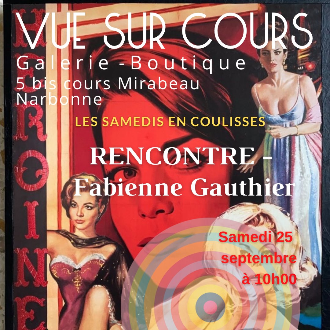 Exposition de mes affiches de cinéma samedi samedi 25 septembre 2021 à Narbonne dans l'Aude